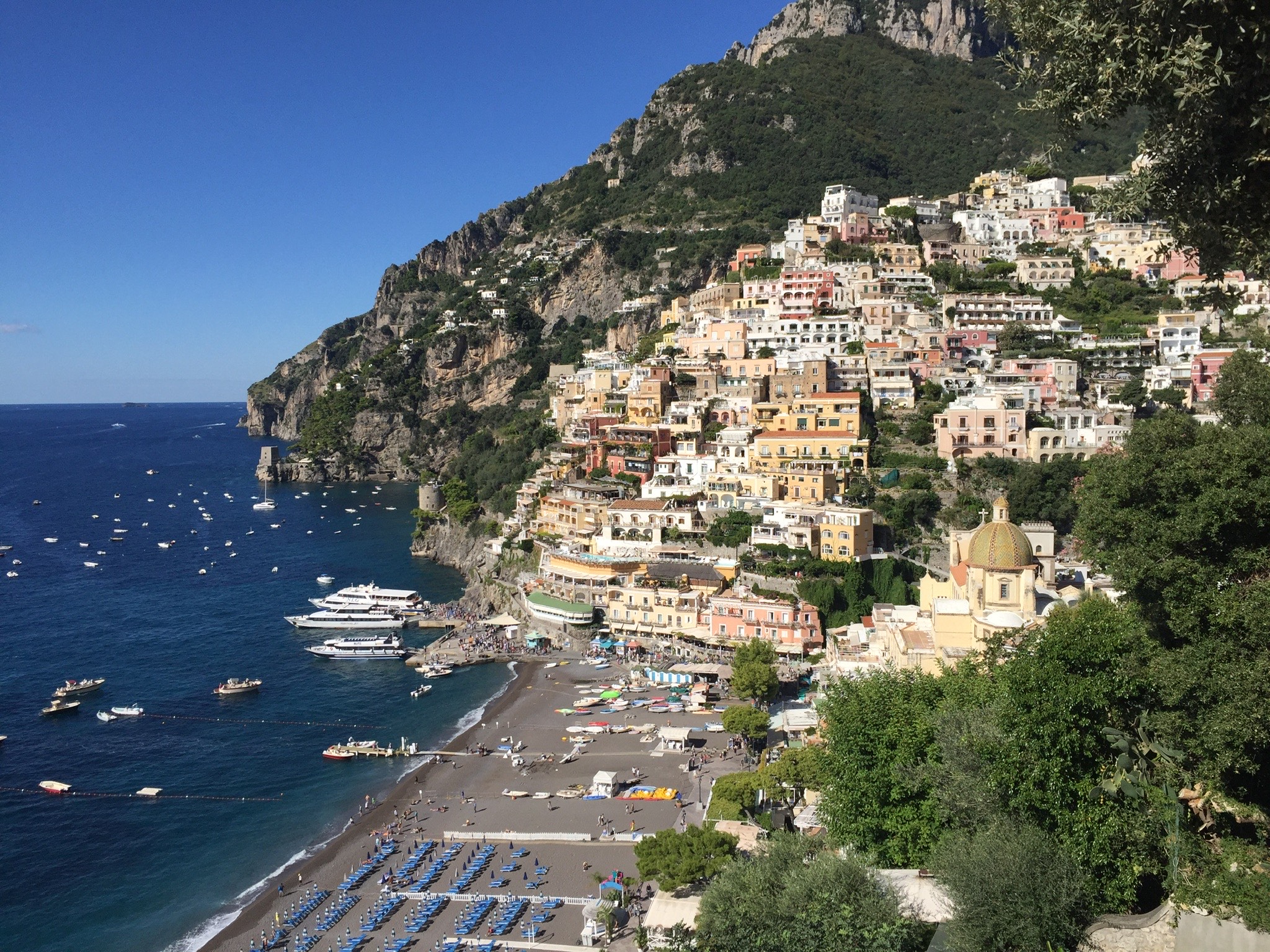 Positano in Salerno Italia
